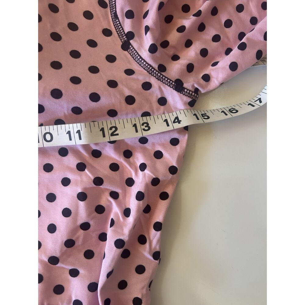 I AM GIA Women's Blare Full Zip Stretch Hoodie Black Pink Polka Dot Sz Medium - Picture 6 of 9